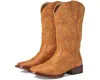 Roper Cowboy Classic Women's Us 7 Brown Square Toe Mid Calf Western Boot Khd238