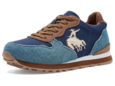 Roper Giddyup Denim Women's Shoes Blue: 8 B - Medium, Canvas In Multi