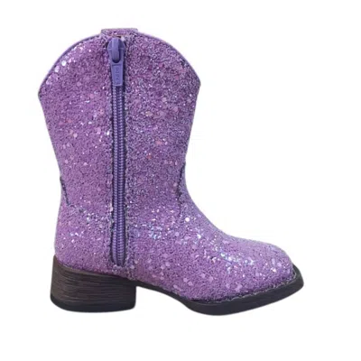 Roper Kids' Girl's Glitter Galore Boots In Purple