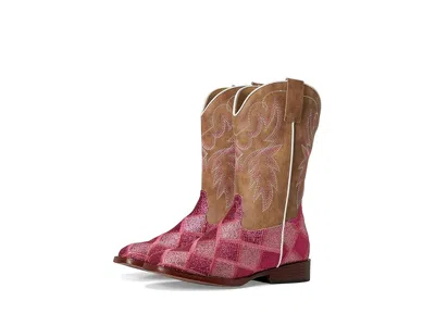 Roper Glitter Blocks (toddler/little Kid) Girls Shoes Pink/light Pink Glitter Patchwork Vamp : 10 Toddler  In Multi