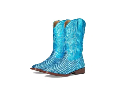 Roper Glitter Gleam (toddler/little Kid) Girl Cowboy Boots Blue : 9 Toddler M, Synthetic