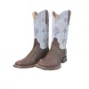 Roper Ladies Arizona Aztec Square Toe Boots In Brown In Brown