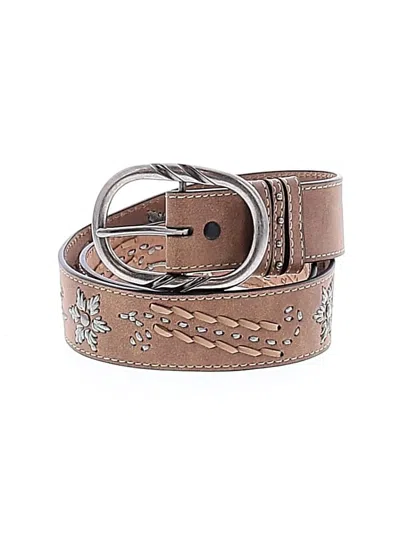 Pre-owned Roper Leather Belt In Brown