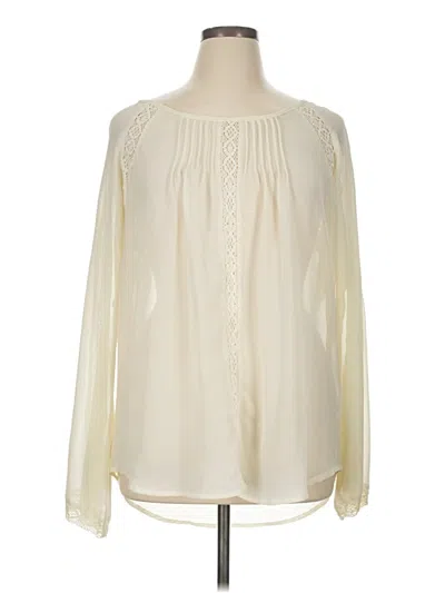 Pre-owned Roper Long Sleeve Blouse In Ivory