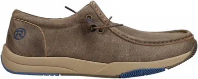 Roper Men's Clearcut Colorpop Jogger Shoe In Brown/blue