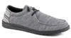 Roper Men's Hang Loose Cool Casual Shoe In Grey In Gray