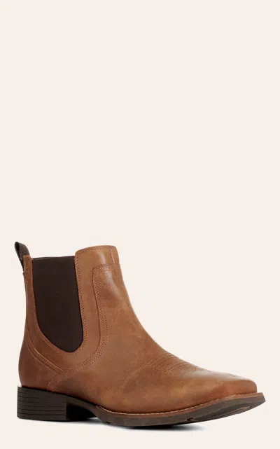 Roper Men's Magnum Brown Wide Square Toe Chelsea Boots