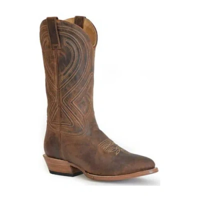 Pre-owned Roper ® Men's Mossman R-toe Brown Boots 12-020-7311-3842