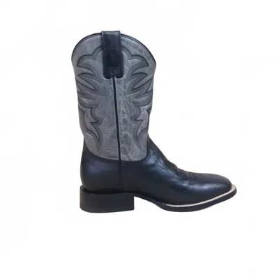 Roper Men's Parker Square Toe Boot In Grey In Blue