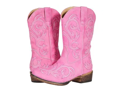 Roper Riley (toddler/little Kid) Girl Cowboy Boots Pink : 9 Toddler M, Synthetic In Multi