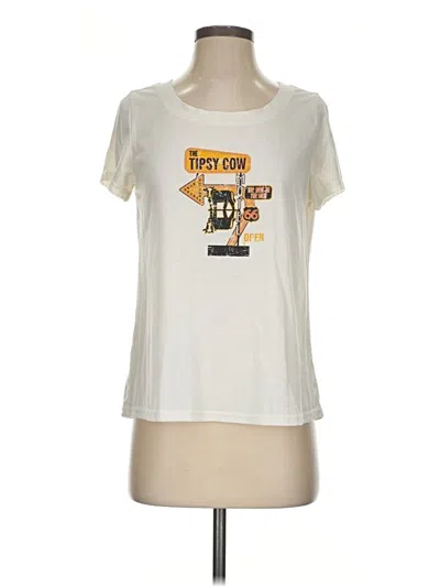 Pre-owned Roper Short Sleeve T-shirt In Ivory