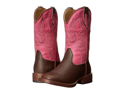 Roper Texson Faux Leather (toddler/little Kid) Girl Cowboy Boots Pink : 9 Toddler M, Synthetic