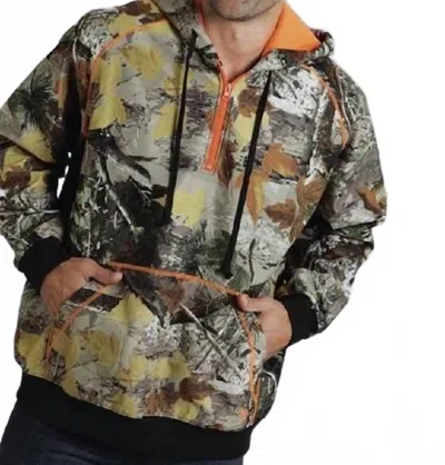 Roper Western Camo Hooded Sweatshirt Hoodie In Multi