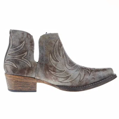 Roper Women's Ava Western Bootie In Gray