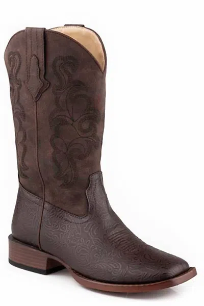 Roper Women's Kacey Western Performance Boots In Brown