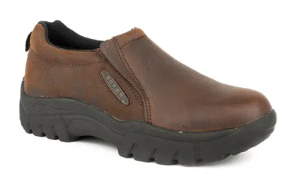 Roper Women's Performance Sport Slip-on In Dark Tan/brown In Multi