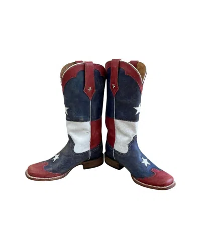 Roper Women's Square Toe Boots In Stars & Stripes In Multi