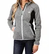 Roper Women's Sweater Knit Jacket In Grey Multi