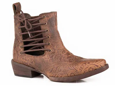 Roper Women's Trooper Bootie In Brown