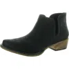 Roper Womens Embroidered Faux Leather Shooties In Black