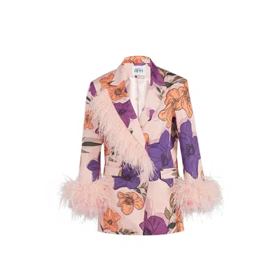 Roqaia Fashion House Women's Aves Anemone Jacket Limited Edition In Multi