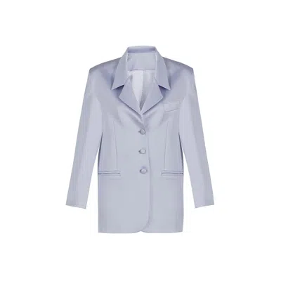 Roqaia Fashion House Women's Kahlo Baby Blue Jacket