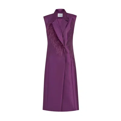 Roqaia Fashion House Women's Pink / Purple Kara Vest In Pink/purple