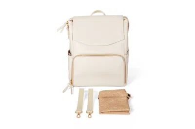 Rori & Rose Mom Backpack Diaper Shoulder Suitcase Strap In Beige