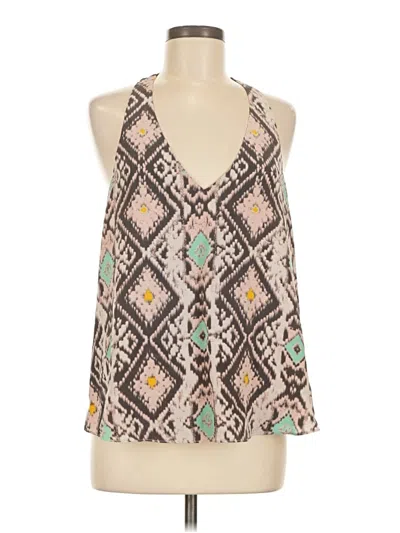 Pre-owned Rory Beca Sleeveless Blouse In Tan