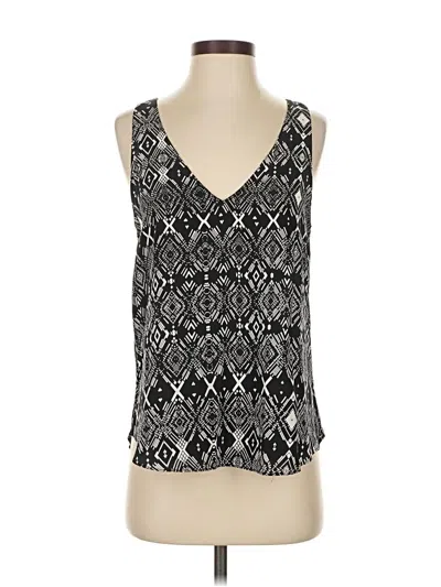 Pre-owned Rory Beca Sleeveless Top Black V Neck Tops
