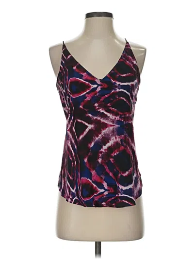 Pre-owned Rory Beca Sleeveless Top Purple Halter Neckline Tops