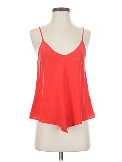 Pre-owned Rory Beca Sleeveless Top Red Halter Neckline Tops