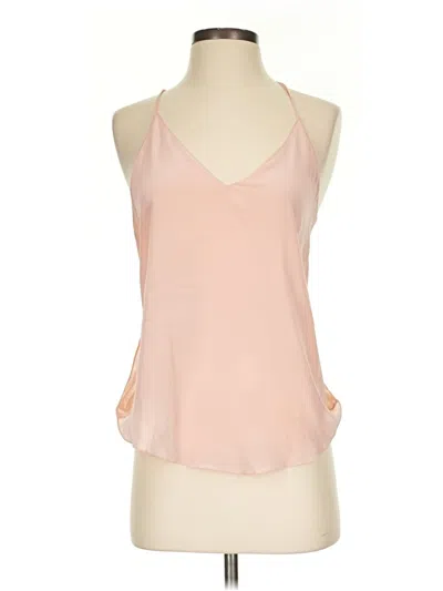 Pre-owned Rory Beca Tank Top Pink Halter Neckline Tops