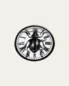 Rory Dobner Beetle Clock Salad Dessert Plate In Black  White