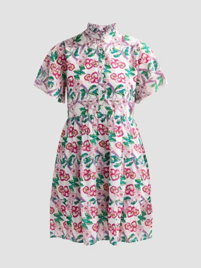 Ro's Garden Women's Vibeka Floral Cotton Mini Dress