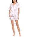 Ro's Garden 2pc Cora Pajama Set In White