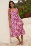 Ro's Garden Becky Midi Dress In Multicolor