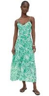 Ro's Garden Brittany Midi Dress Greenmirna In Greenmirna