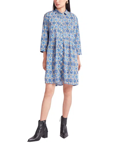 Ro's Garden Ros Garden Cadaques Short Mini Dress In Blue