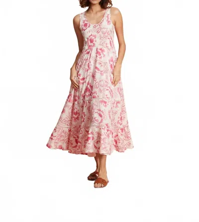 Ro's Garden Cairo Maxi Dress In Pink Vittoria In Multi