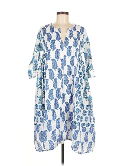 Pre-owned Ro's Garden Casual Dress In Blue