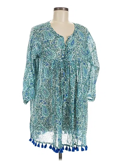 Pre-owned Ro's Garden Casual Dress In Blue