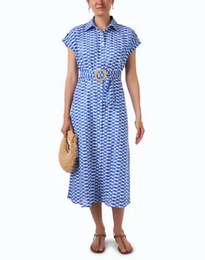 Ro's Garden Catherine Maxi Dress In Blue Capri