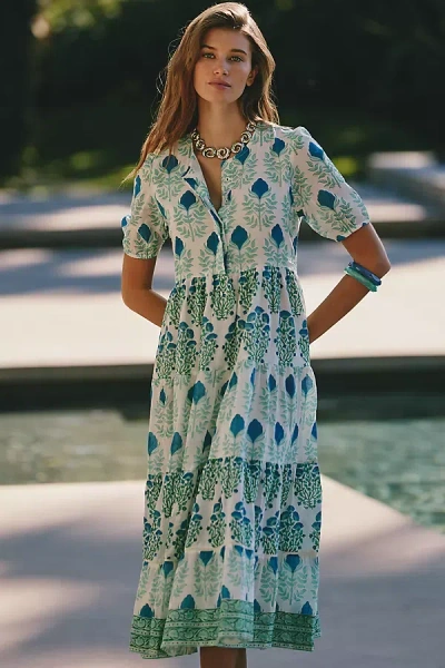 Ro's Garden Daphne Midi Dress In Green