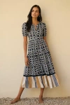 Ro's Garden Daphne Midi Dress In Blue