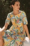 Ro's Garden Daphne Short-sleeve Midi Dress