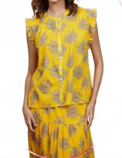 Ro's Garden Dawson Shirt In Yellow Provence