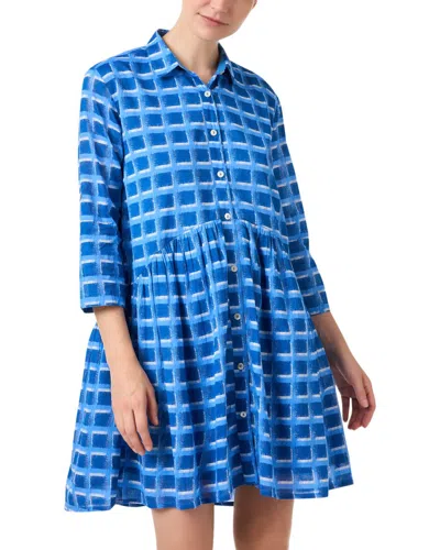 Ro's Garden Deauville Midi Dress In Blue