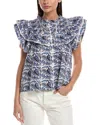 Ro's Garden Denver Top In Blue