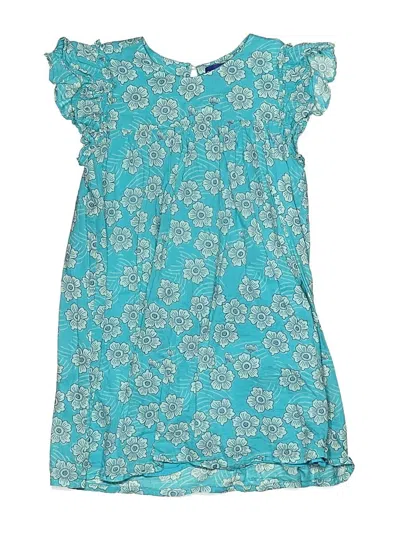 Pre-owned Ro's Garden Kids' Dress In Teal